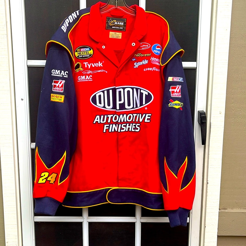 Jeff Gordon #24 Dupont Flames Specialty Racing Jacket Mens 2XLarge NASCAR Rare❣️